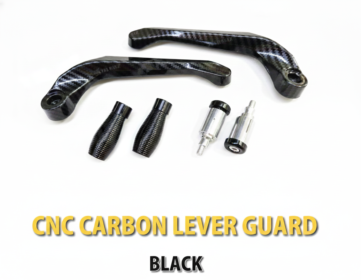 CNC CARBON LEVER GUARD E01 - BLACK