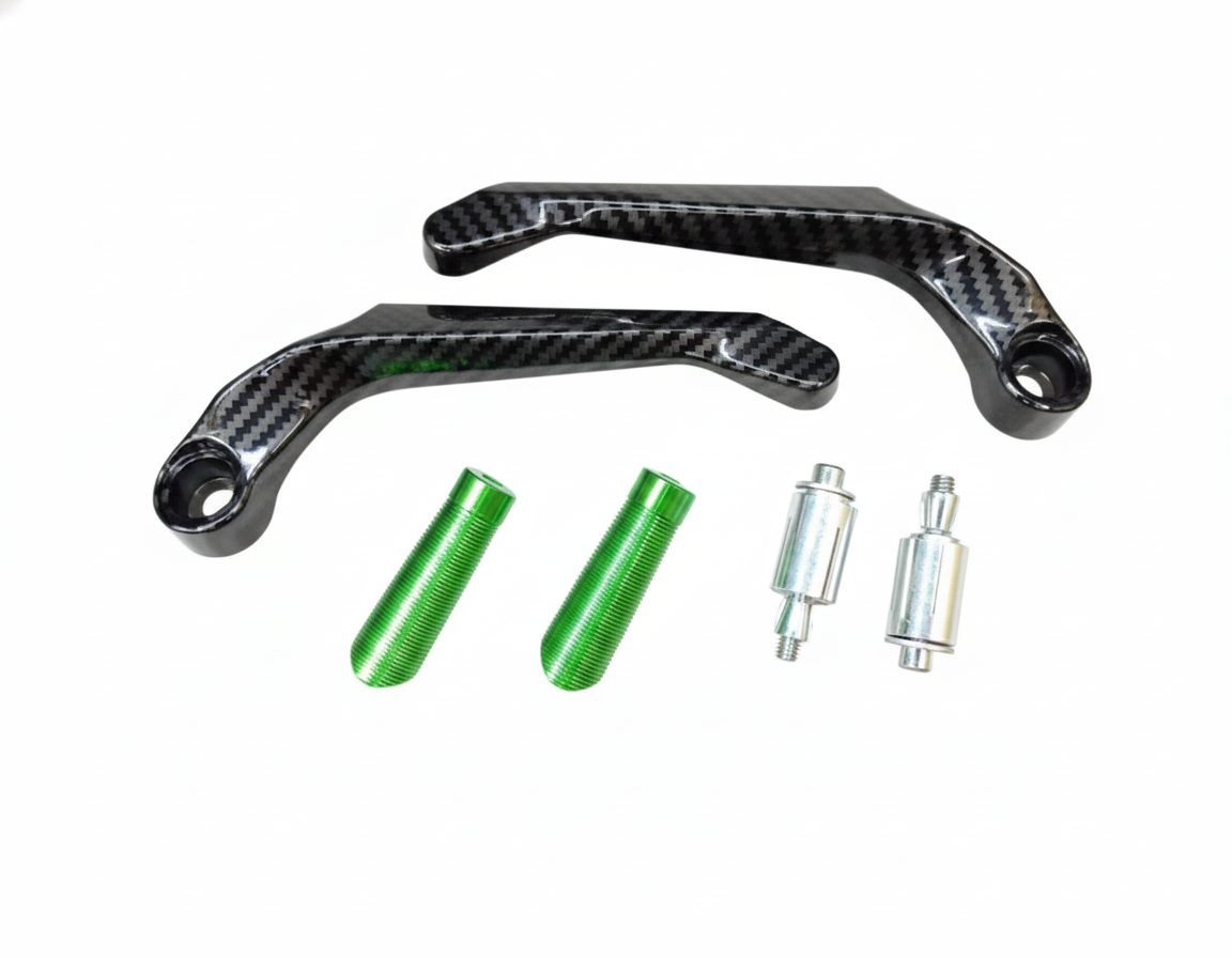 CNC CARBON LEVER GUARD E01 - GREEN