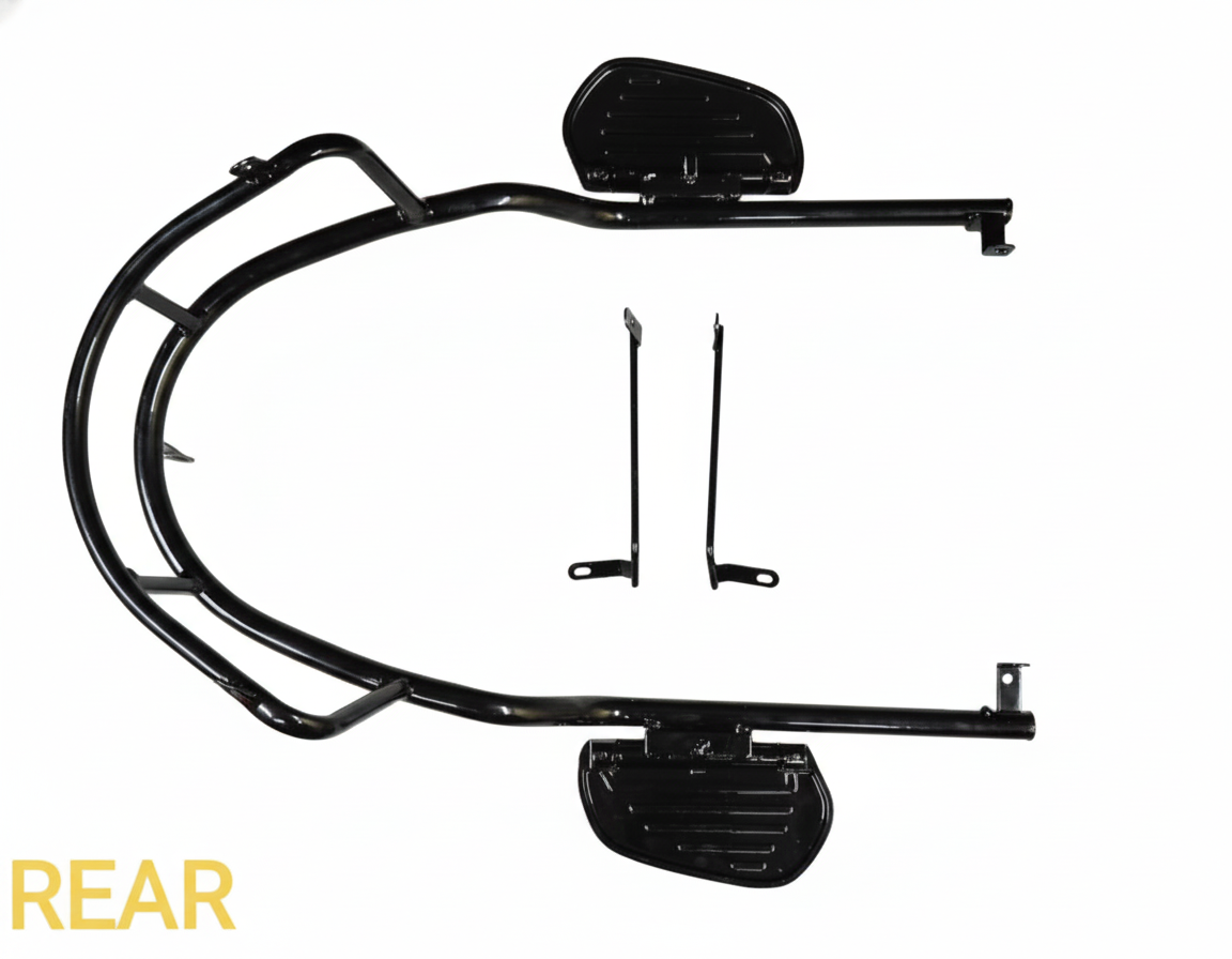 CRASH GUARD EXTRA HEAVY WITH SLIDER & ADJUSTABLE FOOT REST - OLA S1 PRO , S1 AIR , S1 X