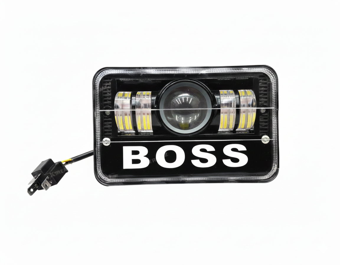 SPLENDOR HEADLIGHT 3 LEN PVC - BOSS LOGO