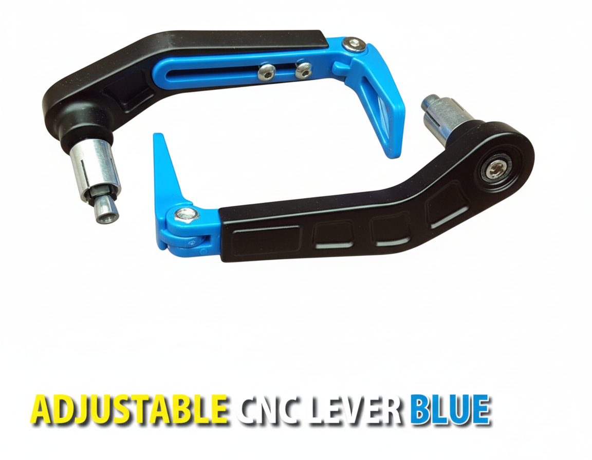 ADJUSTABLE CNC LEVER GUARD RAYANA - BLUE