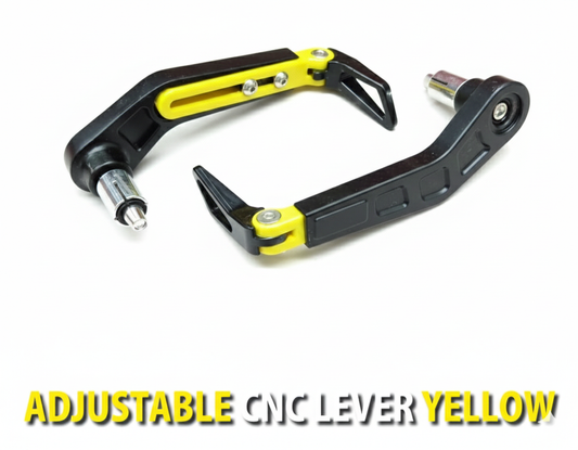 ADJUSTABLE CNC LEVER GUARD RAYANA - YELLOW
