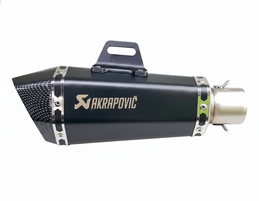 AKRAPOVIC X7 EXHAUST [BLACK & CARBON TIP] WITH DB KILLER
