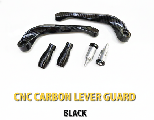 CNC CARBON LEVER GUARD E01 - BLACK