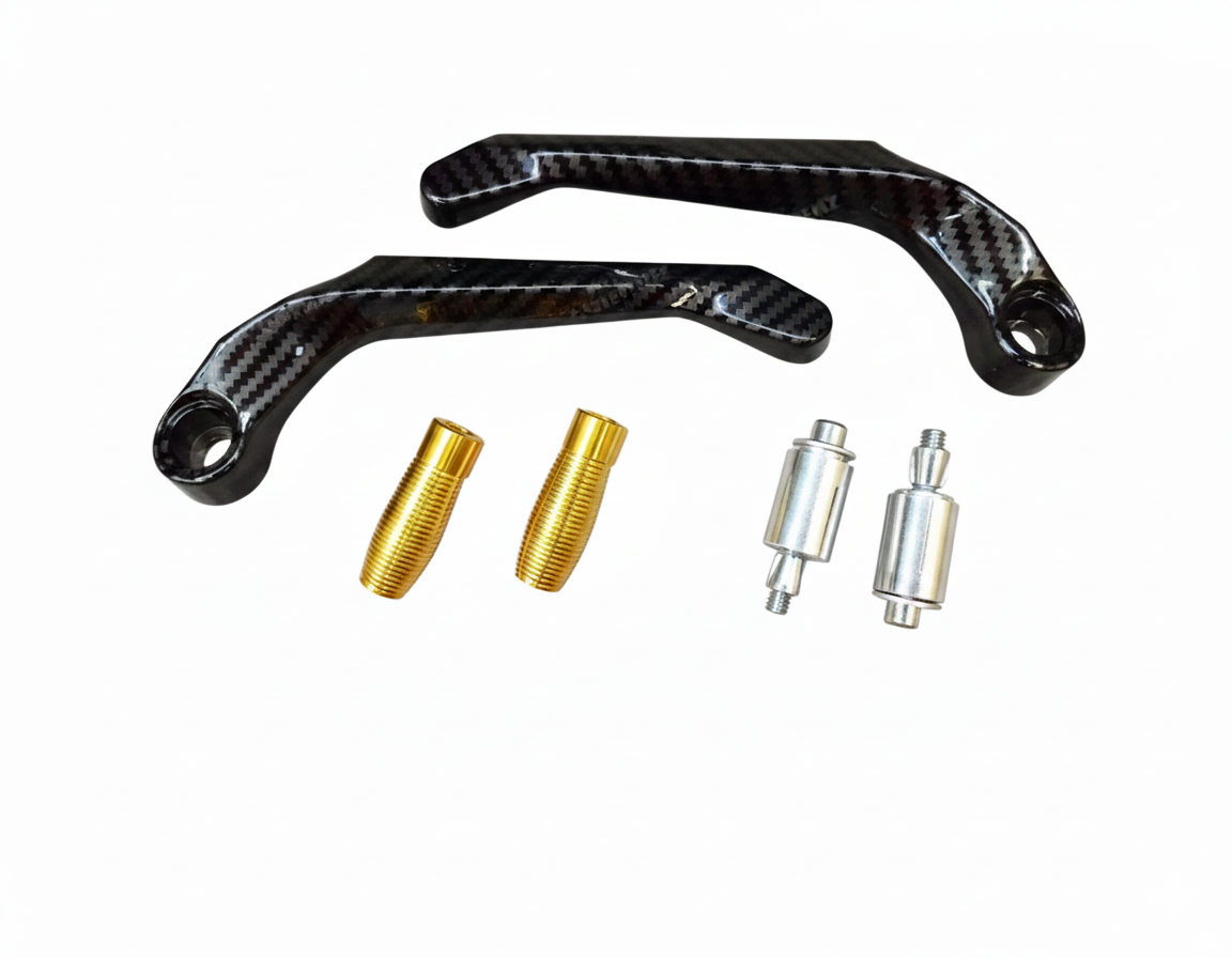 CNC CARBON LEVER GUARD E01 - GOLD