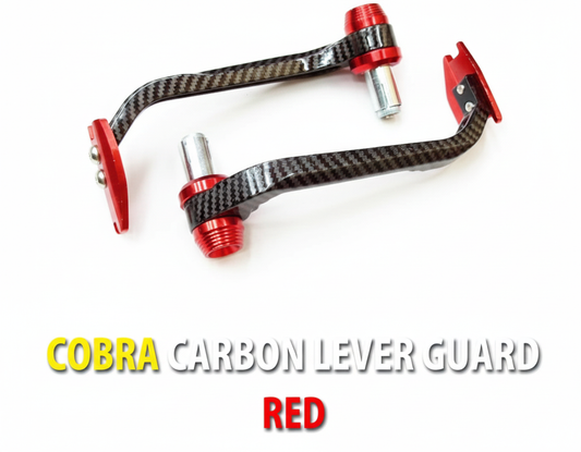 COBRA CARBON LEVER GUARD - RED