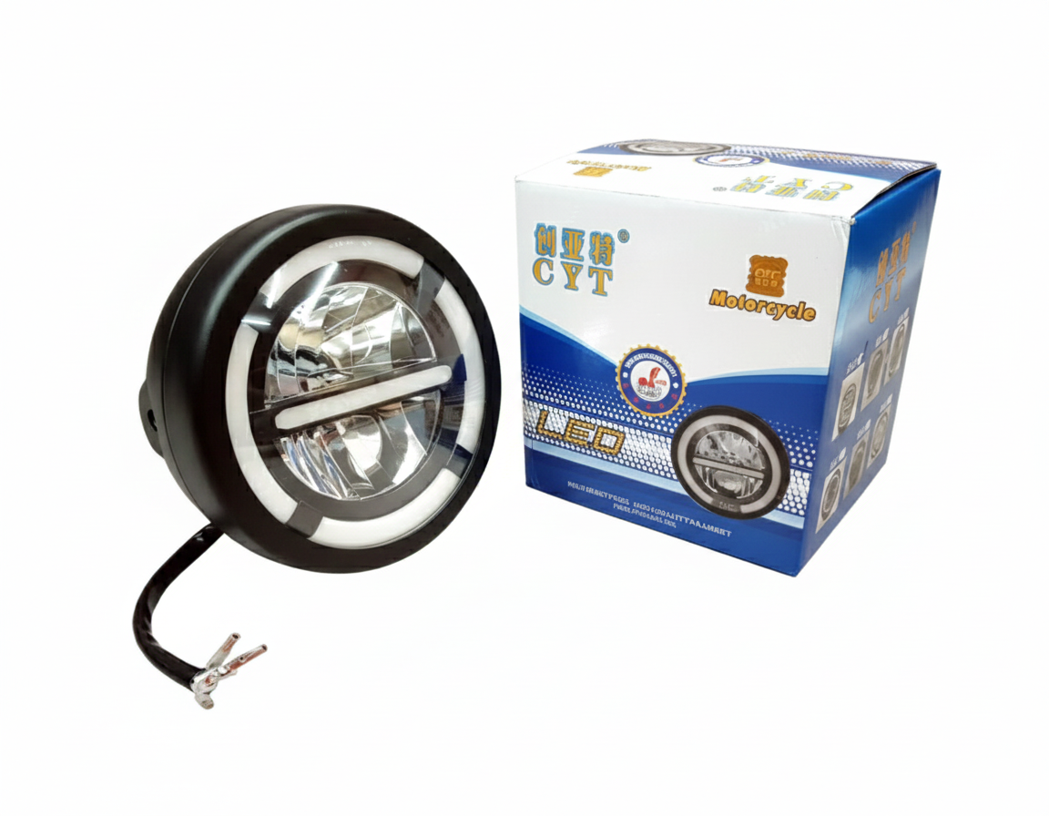 CYT 6 INCH HEADLIGHT DOOM SET MINUS TYPE - FULL RING