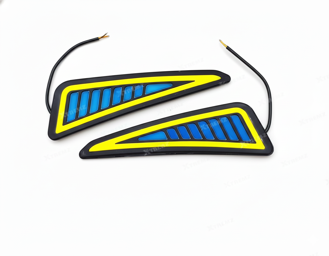 FAIRING DRL INDICATOR - BLUE & YELLOW