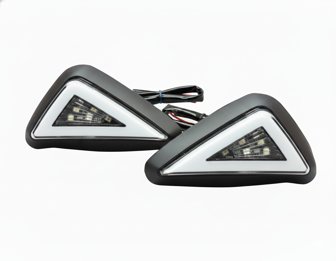 FAIRING INDICATOR PLAIN D191 - YELLOW & RED