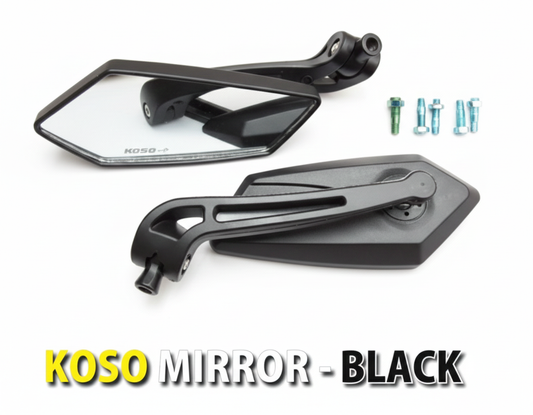 KOSO MIRROR INDIAN - BLACK
