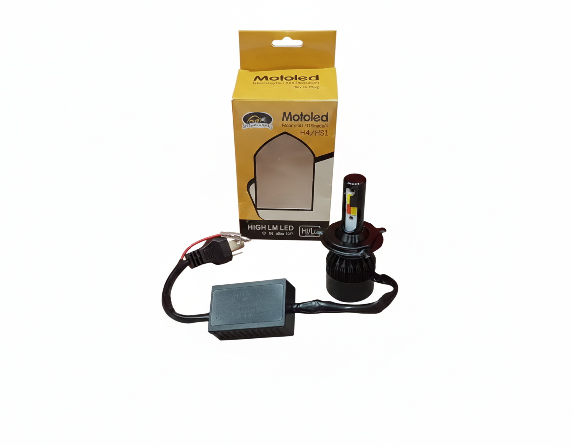 MOTOLED H4 40W 4 COLOR LED HEADLIGHT - [WHITE & BLUE & YELLOW & RED]