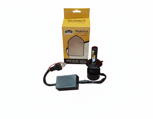 MOTOLED H4 40W 4 COLOR LED HEADLIGHT - [WHITE & BLUE & YELLOW & RED]