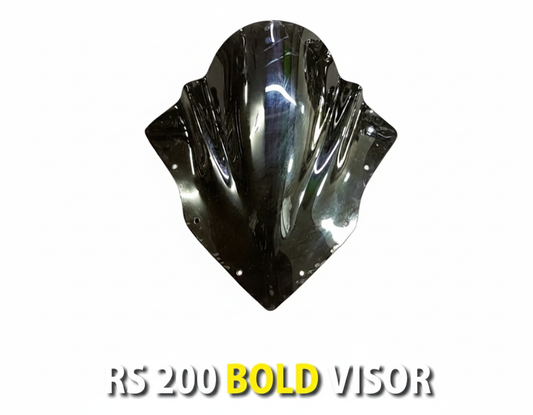POLYCARBONATE VISOR RS200 DOUBLE BUBBLE