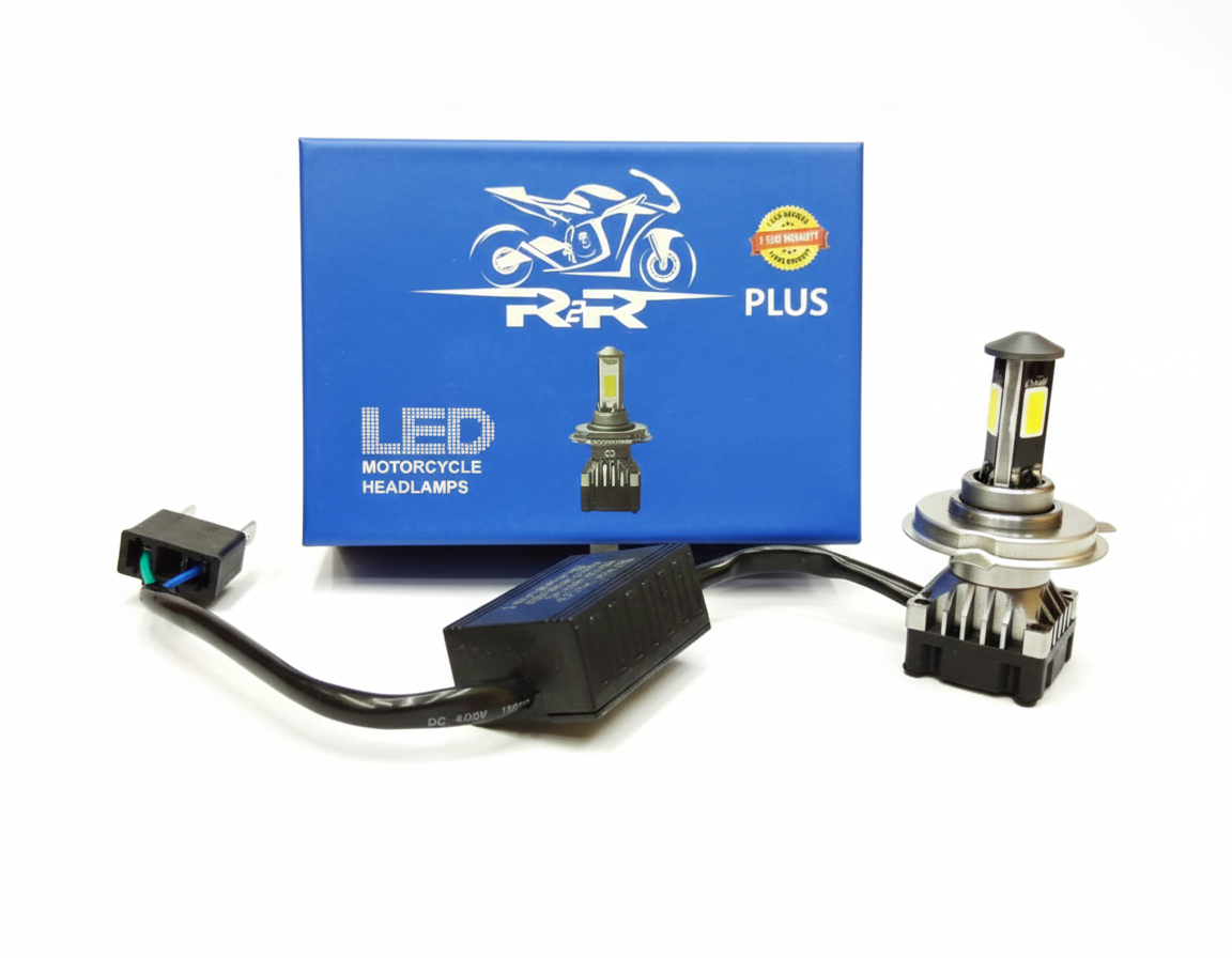 RR PLUS M02H 50W LED HEADLIGHT - WHITE [1 YEAR WARRANTY]