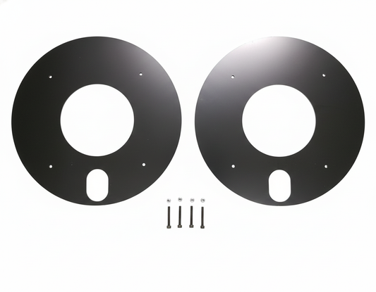 UNIVERSAL 16 INCH PRO DISC ALUMINIUM  (WHEEL COVER) - BLACK (SET OF 2Pcs)