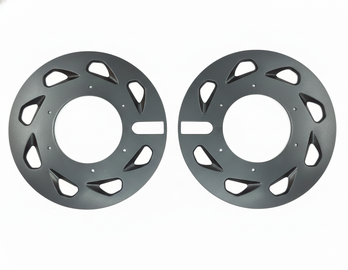 UNIVERSAL 17 INCH DUCATI PRO DISC PVC (WHEEL COVER) - BLACK (SET OF 2Pcs)