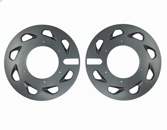 UNIVERSAL 17 INCH DUCATI PRO DISC PVC (WHEEL COVER) - BLACK (SET OF 2Pcs)
